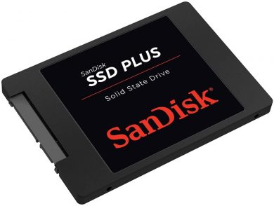 SanDisk SDSSDA- Plus, disco duro sólido, SSD, disco duro sólido interno, unidad de estado sólido, unidad interna de estado sólido, disco duro interno, internal SSD, disco duro interno SSD, 2.5 pulgadas, SATA III, MLC, para portátil, ordenador de sobremesa o PC